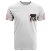 Warning My Mouth Messy Bun T Shirt - Wonder Print Shop