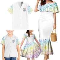 I Try To Avoid Drama Sugar Skull Colorful Family Matching Mermaid Dress and Hawaiian Shirt - Wonder Print Shop