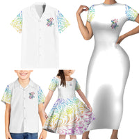 I Try To Avoid Drama Sugar Skull Colorful Family Matching Short Sleeve Bodycon Dress and Hawaiian Shirt - Wonder Print Shop