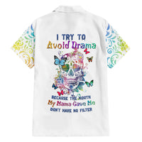 I Try To Avoid Drama Sugar Skull Colorful Family Matching Short Sleeve Bodycon Dress and Hawaiian Shirt - Wonder Print Shop