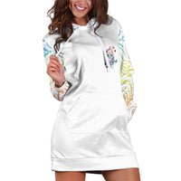 I Try To Avoid Drama Sugar Skull Colorful Hoodie Dress - Wonder Print Shop
