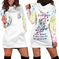 I Try To Avoid Drama Sugar Skull Colorful Hoodie Dress - Wonder Print Shop