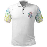 I Try To Avoid Drama Sugar Skull Colorful Polo Shirt - Wonder Print Shop