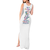 I Try To Avoid Drama Sugar Skull Colorful Tank Maxi Dress - Wonder Print Shop