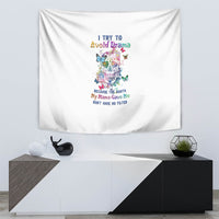 I Try To Avoid Drama Sugar Skull Colorful Tapestry - Wonder Print Shop