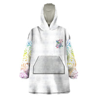I Try To Avoid Drama Sugar Skull Colorful Wearable Blanket Hoodie - Wonder Print Shop