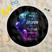 My Give A F Is Broken All Beach Blanket - Wonder Print Shop