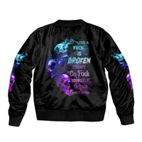 My Give A F Is Broken All Bomber Jacket - Wonder Print Shop