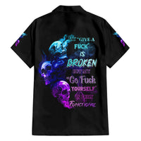 My Give A F Is Broken All Family Matching Short Sleeve Bodycon Dress and Hawaiian Shirt - Wonder Print Shop