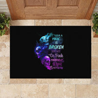 My Give A F Is Broken All Rubber Doormat - Wonder Print Shop