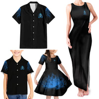 My Demons Out To Play Skull Family Matching Tank Maxi Dress and Hawaiian Shirt - Wonder Print Shop