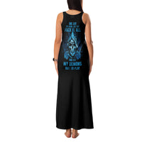 My Demons Out To Play Skull Family Matching Tank Maxi Dress and Hawaiian Shirt - Wonder Print Shop