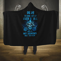 my-demons-out-to-play-skull-hooded-blanket