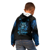 My Demons Out To Play Skull Kid Hoodie - Wonder Print Shop
