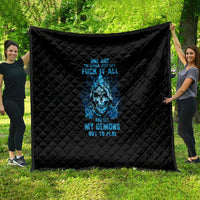 My Demons Out To Play Skull Quilt - Wonder Print Shop