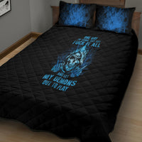My Demons Out To Play Skull Quilt Bed Set - Wonder Print Shop