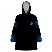My Demons Out To Play Skull Wearable Blanket Hoodie - Wonder Print Shop