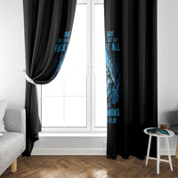 My Demons Out To Play Skull Window Curtain - Wonder Print Shop