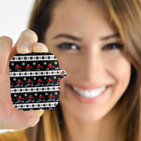 Skiing Snowflake Christmas AirPods Case Xmas Holiday Patterns - Wonder Print Shop