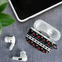 Skiing Snowflake Christmas AirPods Case Xmas Holiday Patterns - Wonder Print Shop