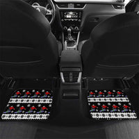 Skiing Snowflake Christmas Car Mats Xmas Holiday Patterns - Wonder Print Shop