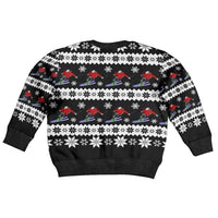 Skiing Snowflake Christmas Kid Ugly Christmas Sweater Xmas Holiday Patterns - Wonder Print Shop