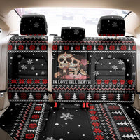 Skull Couple Christmas Back Car Seat Cover Xmas Holiday Patterns - Wonder Print Shop
