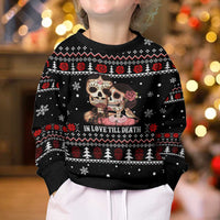 Skull Couple Christmas Kid Ugly Christmas Sweater Xmas Holiday Patterns - Wonder Print Shop