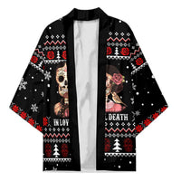Skull Couple Christmas Kimono Xmas Holiday Patterns - Wonder Print Shop