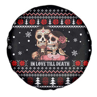 Skull Couple Christmas Spare Tire Cover Xmas Holiday Patterns - Wonder Print Shop