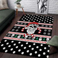 Skull Creepmas Christmas Yall Christmas Area Rug Xmas Holiday Patterns - Wonder Print Shop