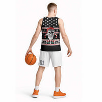 Skull Creepmas Christmas Yall Christmas Basketball Jersey Xmas Holiday Patterns - Wonder Print Shop