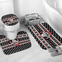 Skull Creepmas Christmas Yall Christmas Bathroom Set Xmas Holiday Patterns - Wonder Print Shop