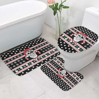 Skull Creepmas Christmas Yall Christmas Bathroom Set Xmas Holiday Patterns - Wonder Print Shop