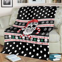 Skull Creepmas Christmas Yall Christmas Blanket Xmas Holiday Patterns - Wonder Print Shop