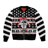 Skull Creepmas Christmas Yall Christmas Bomber Jacket Xmas Holiday Patterns - Wonder Print Shop