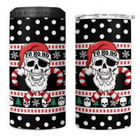 Skull Creepmas Christmas Yall Christmas 4 in 1 Can Cooler Tumbler Xmas Holiday Patterns - Wonder Print Shop