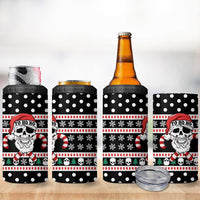 Skull Creepmas Christmas Yall Christmas 4 in 1 Can Cooler Tumbler Xmas Holiday Patterns - Wonder Print Shop