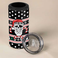 Skull Creepmas Christmas Yall Christmas 4 in 1 Can Cooler Tumbler Xmas Holiday Patterns - Wonder Print Shop