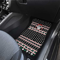 Skull Creepmas Christmas Yall Christmas Car Mats Xmas Holiday Patterns - Wonder Print Shop