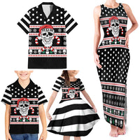 Skull Creepmas Christmas Yall Christmas Family Matching Tank Maxi Dress and Hawaiian Shirt Xmas Holiday Patterns - Wonder Print Shop