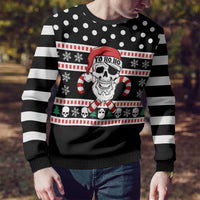 Skull Creepmas Christmas Yall Christmas Ugly Christmas Sweater Xmas Holiday Patterns - Wonder Print Shop