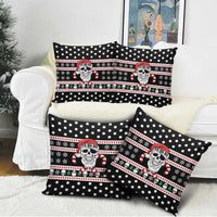 Skull Creepmas Christmas Yall Christmas Pillow Cover Xmas Holiday Patterns - Wonder Print Shop