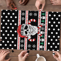 Skull Creepmas Christmas Yall Christmas Puzzle Xmas Holiday Patterns - Wonder Print Shop