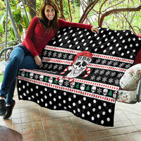 Skull Creepmas Christmas Yall Christmas Quilt Xmas Holiday Patterns - Wonder Print Shop