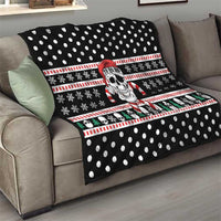 Skull Creepmas Christmas Yall Christmas Quilt Xmas Holiday Patterns - Wonder Print Shop