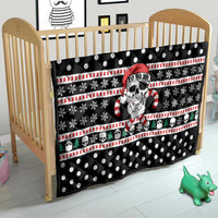 Skull Creepmas Christmas Yall Christmas Quilt Xmas Holiday Patterns - Wonder Print Shop