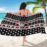 Skull Creepmas Christmas Yall Christmas Sarong Xmas Holiday Patterns - Wonder Print Shop