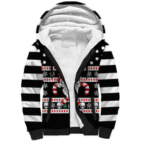 Skull Creepmas Christmas Yall Christmas Sherpa Hoodie Xmas Holiday Patterns - Wonder Print Shop