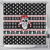 Skull Creepmas Christmas Yall Christmas Shower Curtain Xmas Holiday Patterns - Wonder Print Shop